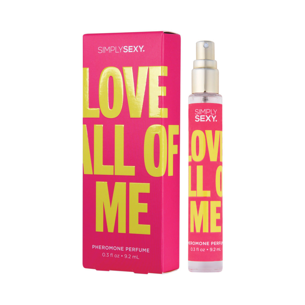 CLASSIC BRANDS - SIMPLY SEXY LOVE ALL OF ME PHEROMONE INFUSED PERFUME 0.3 OZ.