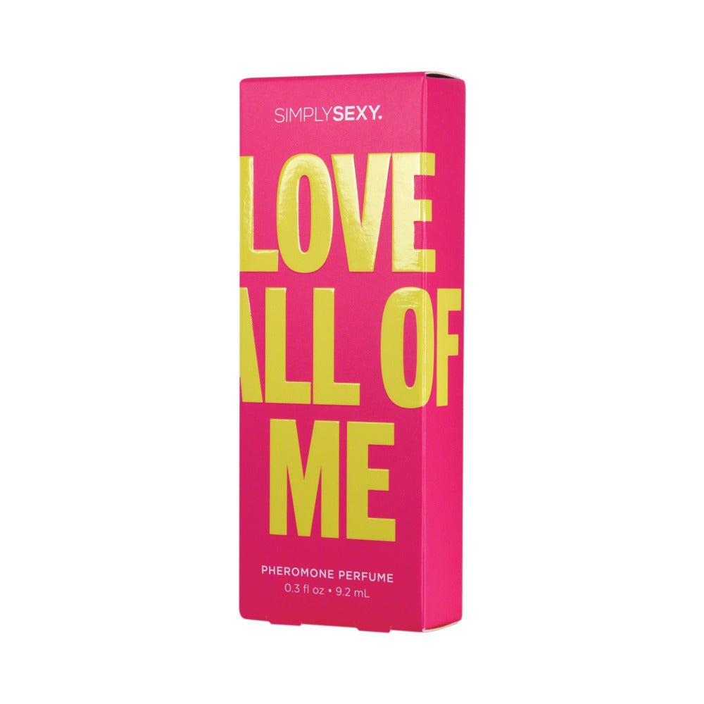 SIMPLY SEXY LOVE ALL OF ME PHEROMONE INFUSED PERFUME 0.3 OZ.