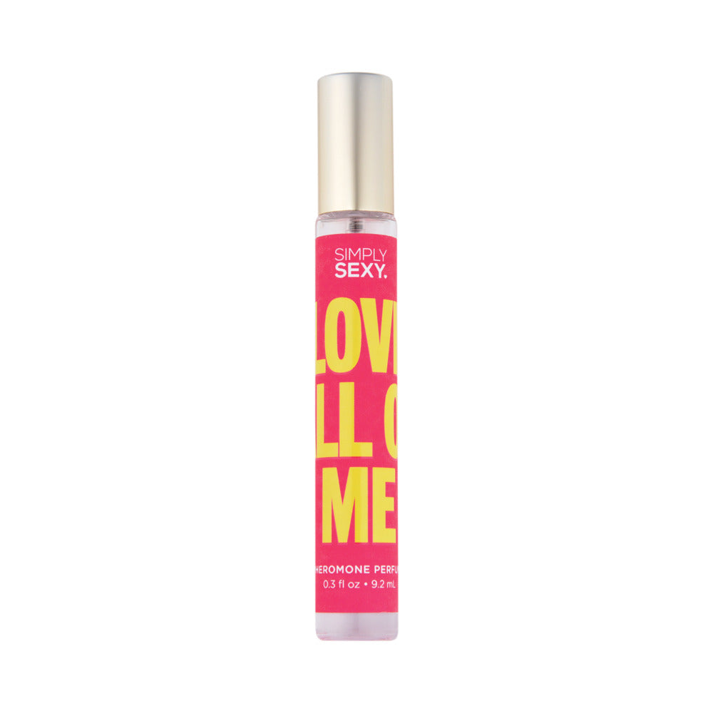 SIMPLY SEXY LOVE ALL OF ME PHEROMONE INFUSED PERFUME 0.3 OZ.