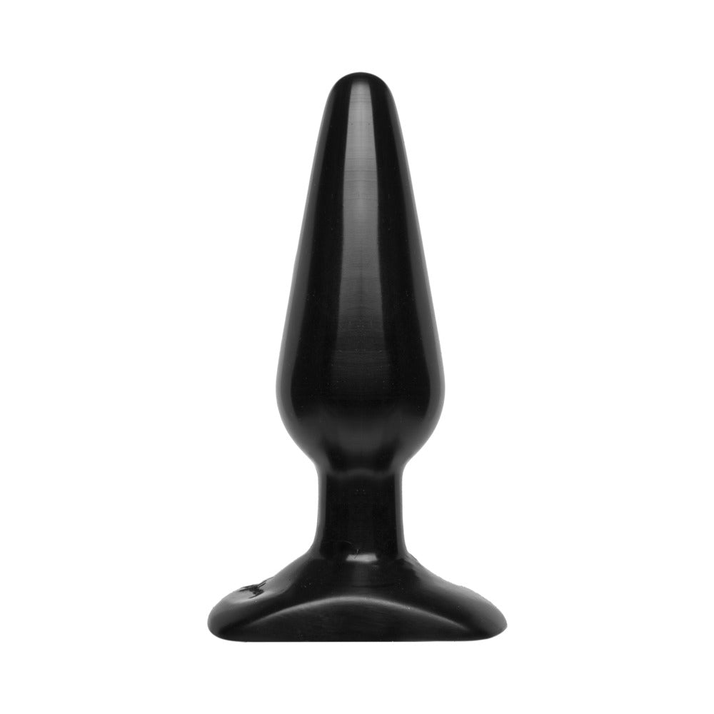 DOC JOHNSON - MEDIUM BUTT PLUG (BLACK)