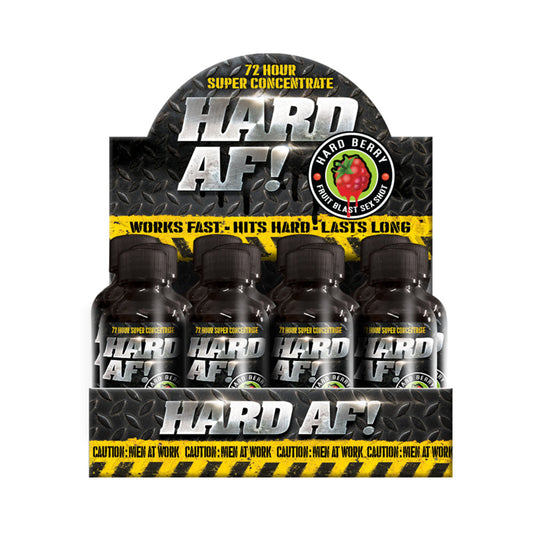 SOS DISTRIBUTION - HARD AF MALE ENHANCEMENT SHOT 2 OZ. 12-PIECE DISPLAY