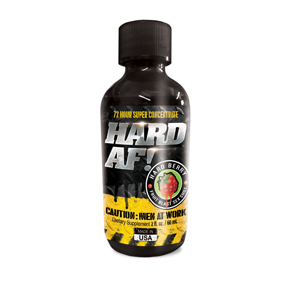 SOS DISTRIBUTION - HARD AF MALE ENHANCEMENT SHOT 2 OZ. 12-PIECE DISPLAY