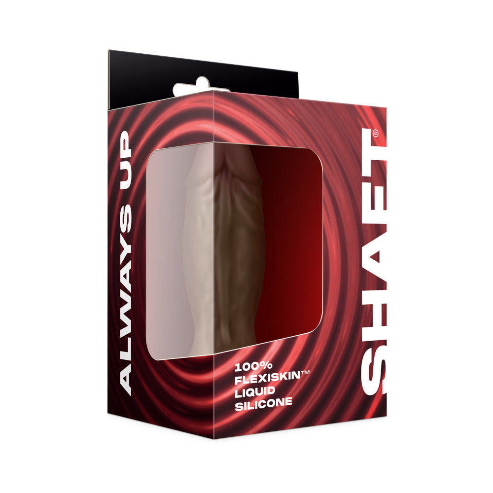 SHAFT - BULLET RECHARGEABLE REALISTIC SILICONE MINI VIBRATOR OAK