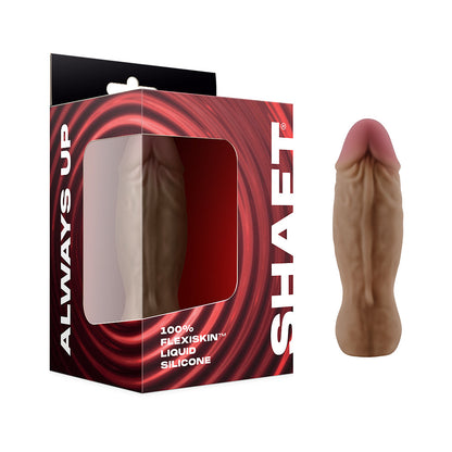 SHAFT - BULLET RECHARGEABLE REALISTIC SILICONE MINI VIBRATOR OAK