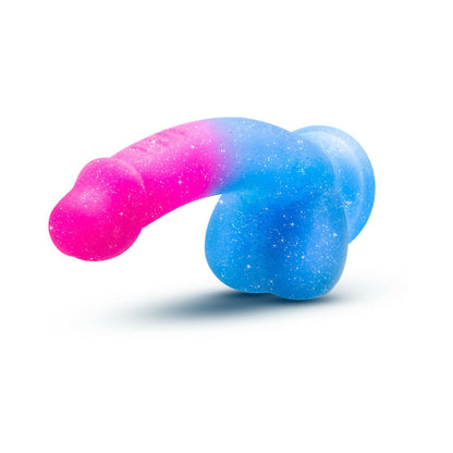 AVANT CHASING SUNSETS 7.75 IN. SILICONE DILDO WITH BALLS MERMAID