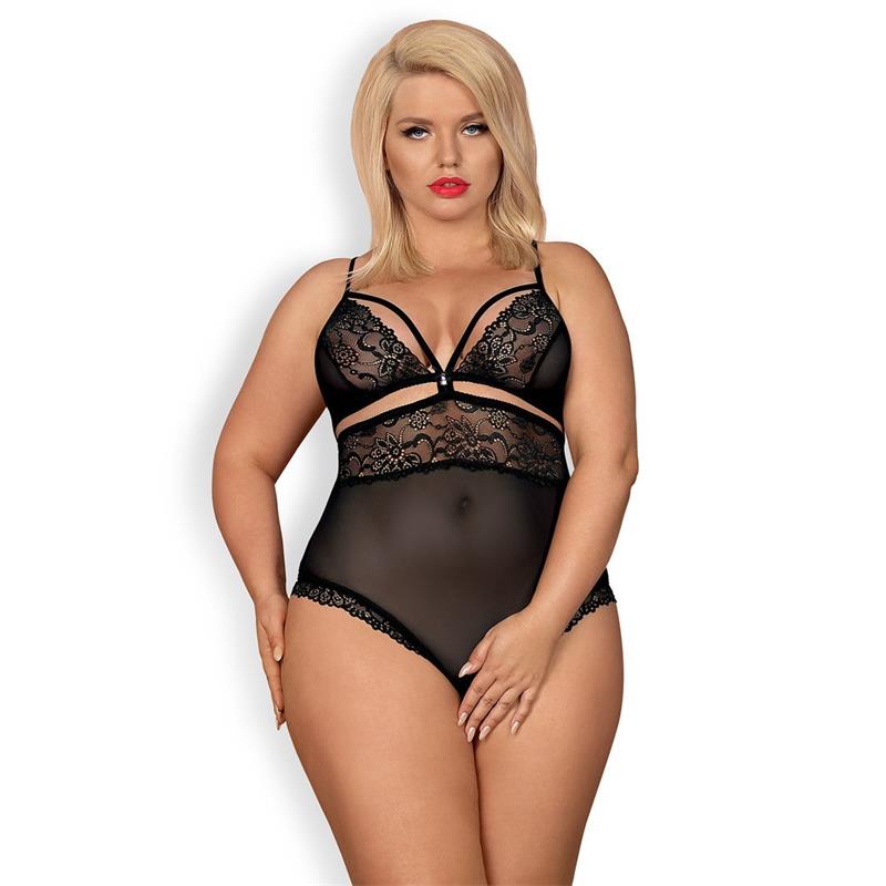 OBSESSIVE - 838-TED-1 BODYSUIT WITH OPEN CROTCH