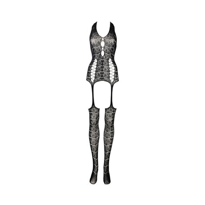 LE DESIR LACE SUSPENDER BODYSTOCKING BLACK O/S