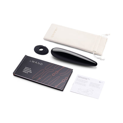 LE WAND - CRYSTAL SLIM WAND BLACK OBSIDIAN