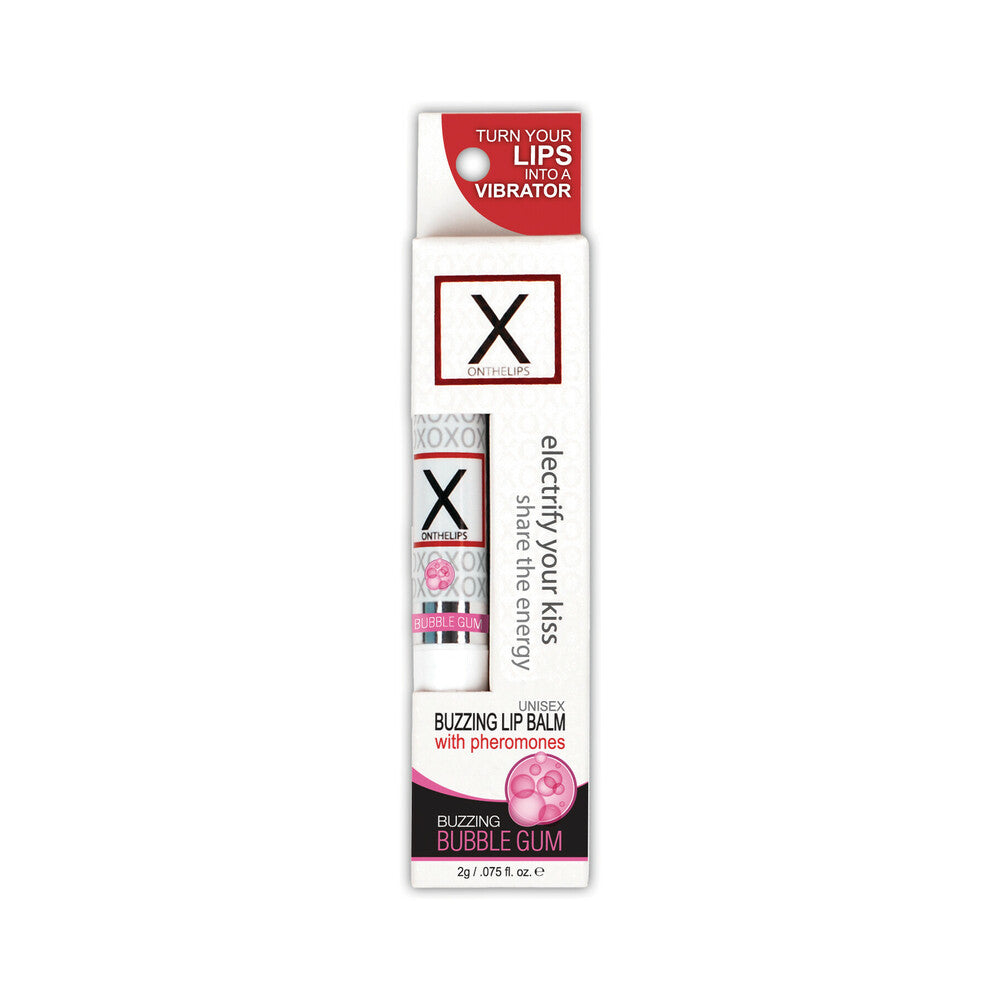 SENSUVA X ON THE LIPS BUZZING LIP BALM BUBBLE GUM