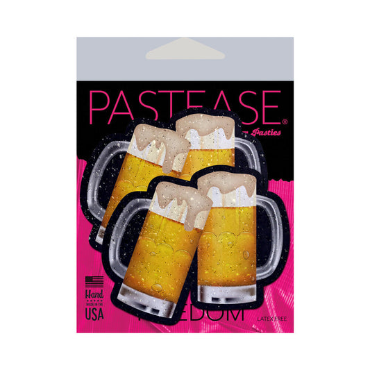 PASTEASE - CLINKING BEER MUG NIPPLE PASTIES