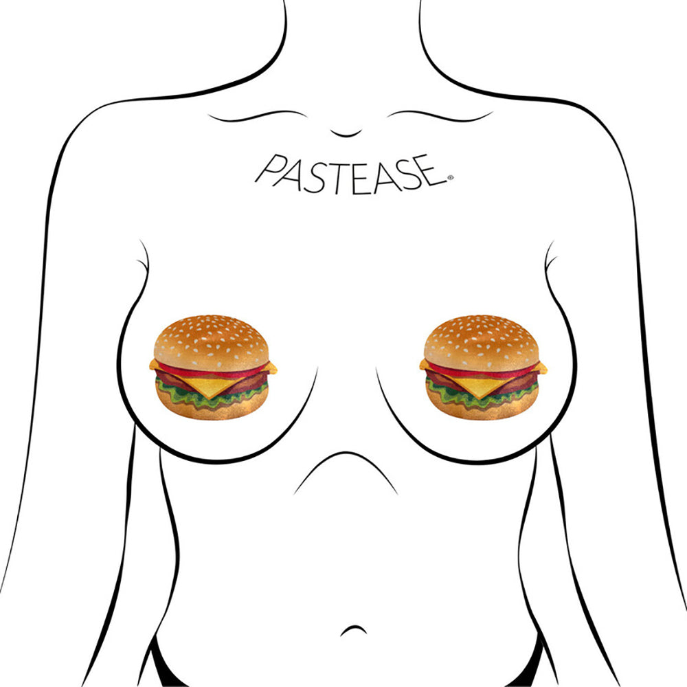 PASTEASE - HAMBURGUESA: DELICIOSAS PEZONERAS DE HAMBURGUESA CON QUESO