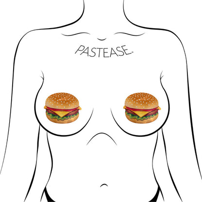 PASTEASE - HAMBURGUESA: DELICIOSAS PEZONERAS DE HAMBURGUESA CON QUESO