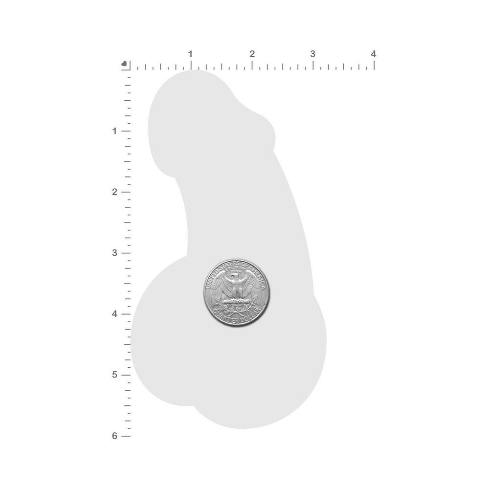 PASTEASE - PENIS: HOLOGRAPHIC SILVER DICK NIPPLE PASTIES