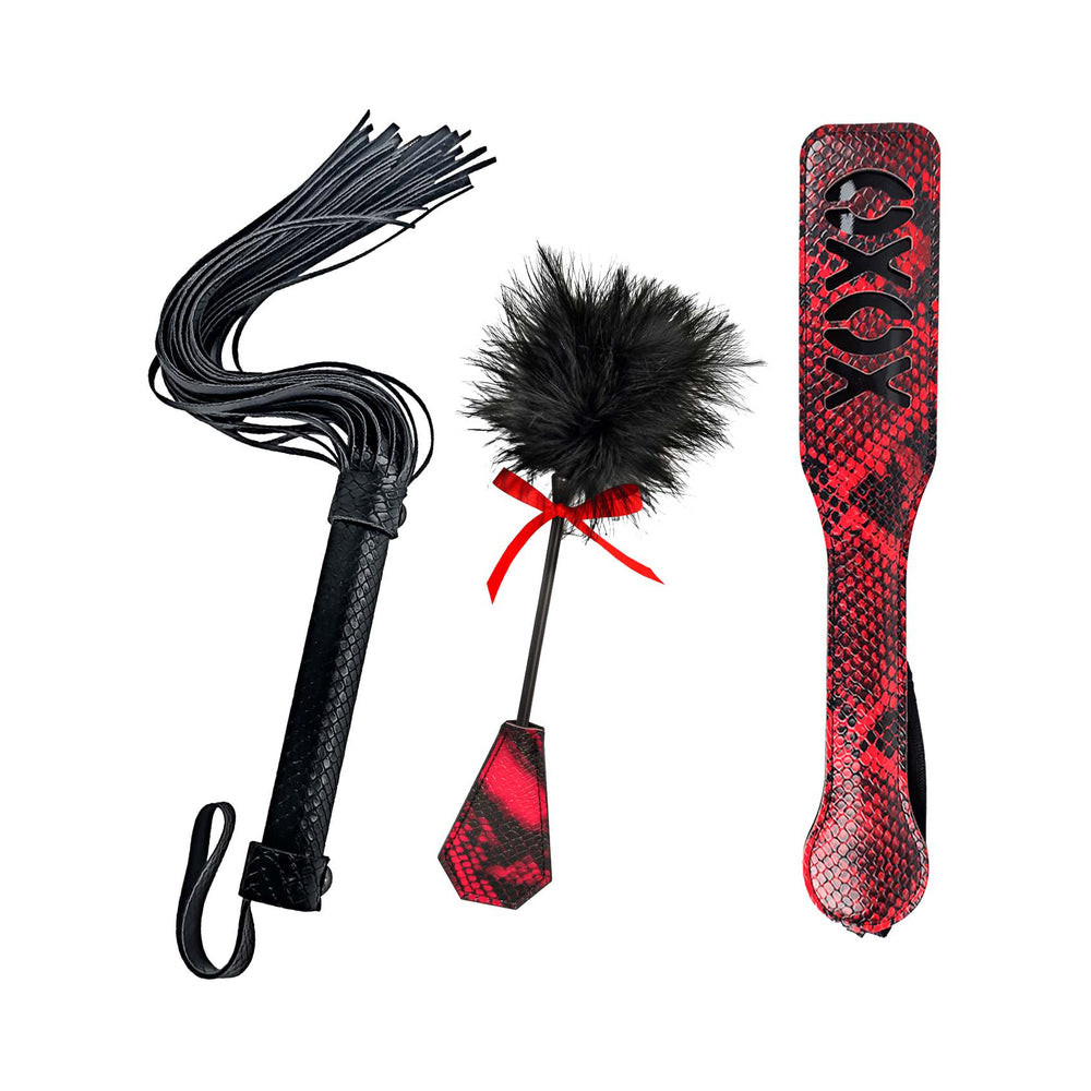 NASSTOYS - LOVERS KITS WHIP, SPANK & TICKLE 3-PIECE SET