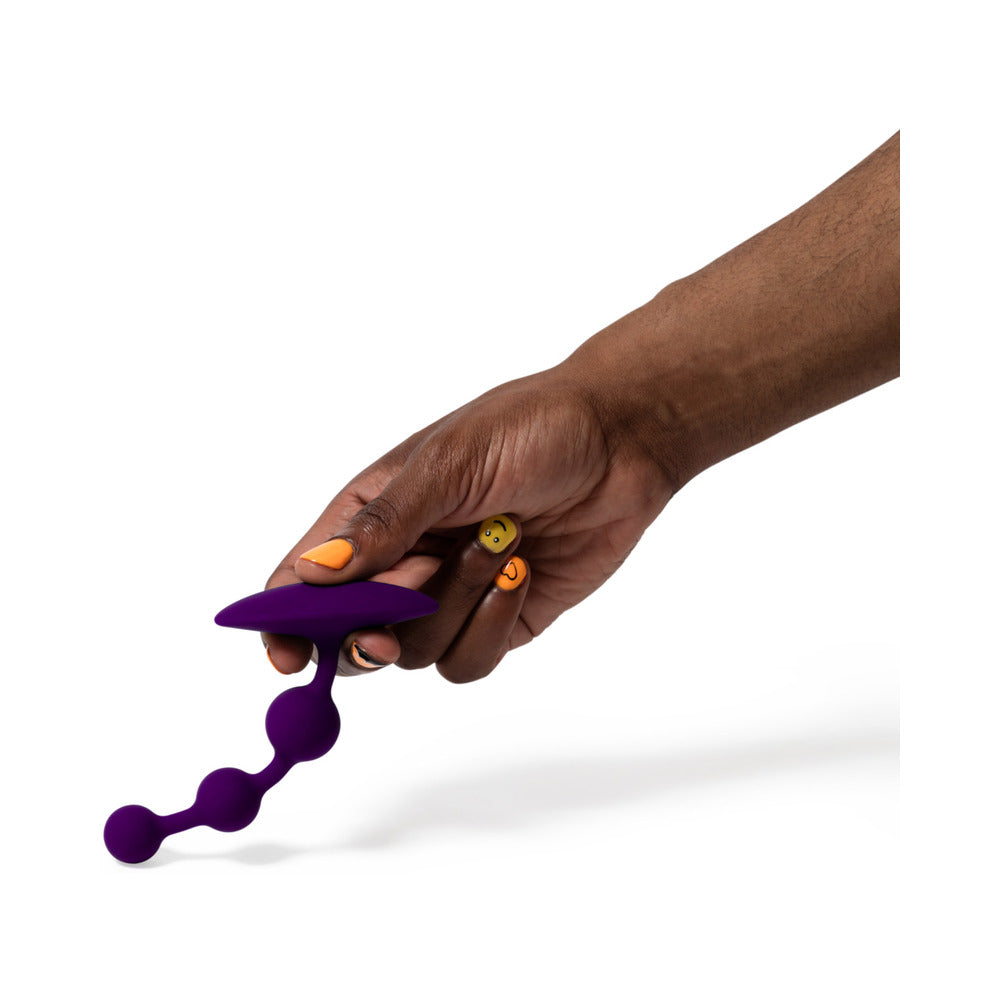 ROMP - AMP SILICONE ANAL PLUG DARK PURPLE