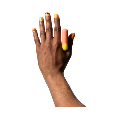 ROMP RIOT RECHARGEABLE BULLET VIBRATOR LIGHT ORANGE