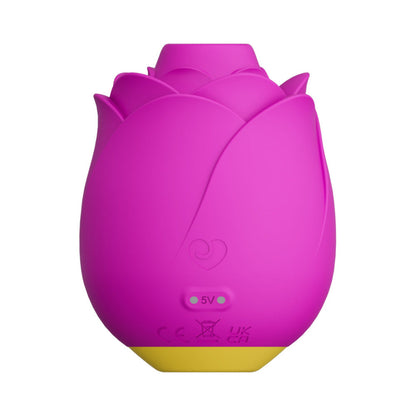 ROMP ROSE RECHARGEABLE SILICONE PLEASURE AIR CLITORAL VIBRATOR PINK