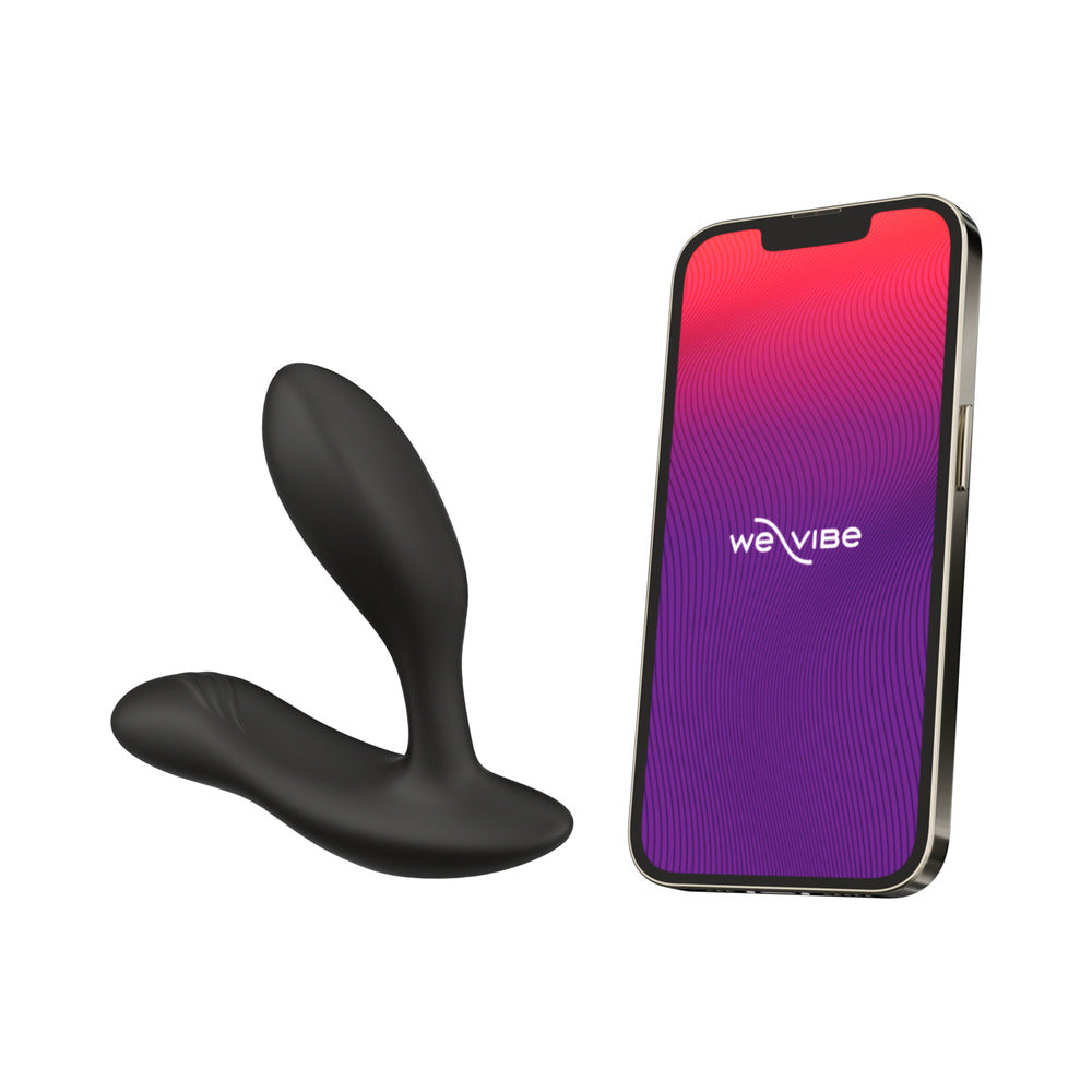 WE-VIBE VECTOR+ DUAL STIMULATION PROSTATE MASSAGER CHARCOAL BLACK