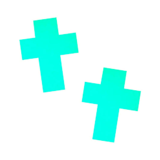 NEVA NUDE PASTY GLOW IN THE DARK CRUCIFIX