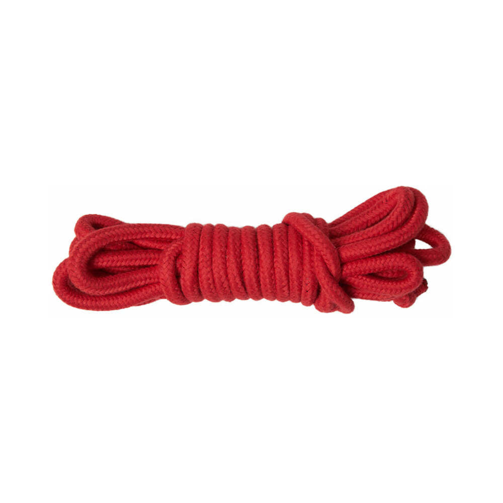 SPORTSHEETS SEX & MISCHIEF AMOR ROPE 2-PIECE 15 FT. (30 FT. TOTAL) RED