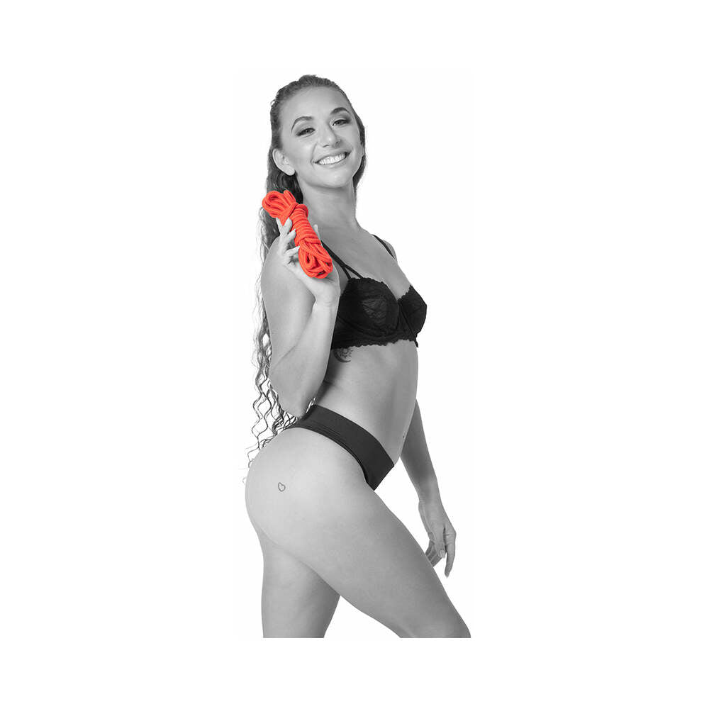 SPORTSHEETS SEX & MISCHIEF AMOR ROPE 2-PIECE 15 FT. (30 FT. TOTAL) RED