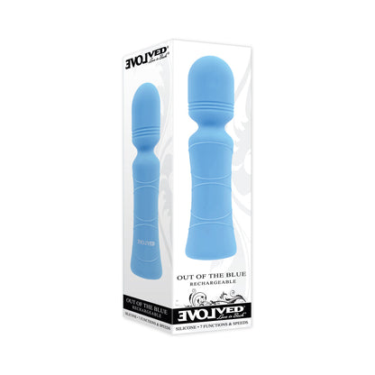 EVOLVED OUT OF THE BLUE RECHARGEABLE SILICONE WAND VIBRATOR