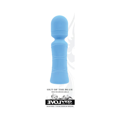 EVOLVED OUT OF THE BLUE RECHARGEABLE SILICONE WAND VIBRATOR