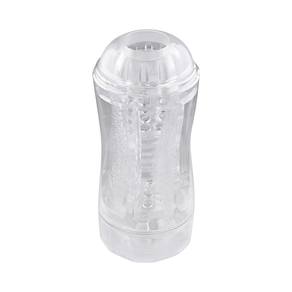 GENDER X - DOUBLE FANTASY DUAL ENTRY STROKER CLEAR