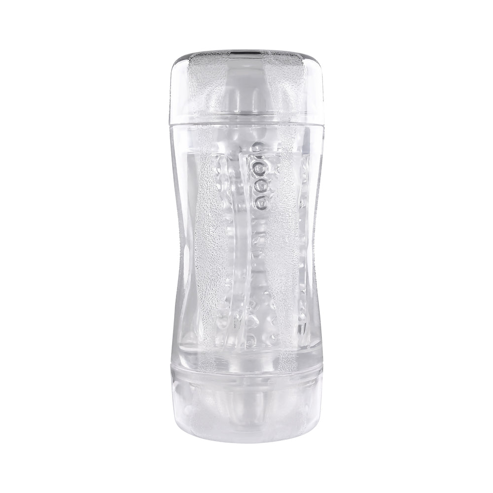 GENDER X - DOUBLE FANTASY DUAL ENTRY STROKER CLEAR