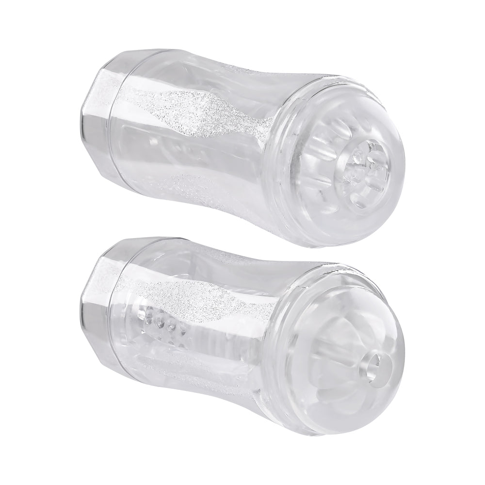 GENDER X - DOUBLE FANTASY DUAL ENTRY STROKER CLEAR