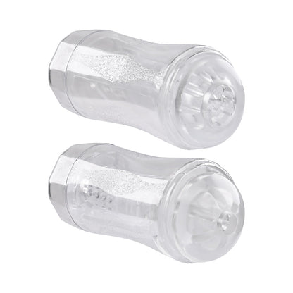 GENDER X - DOUBLE FANTASY DUAL ENTRY STROKER CLEAR