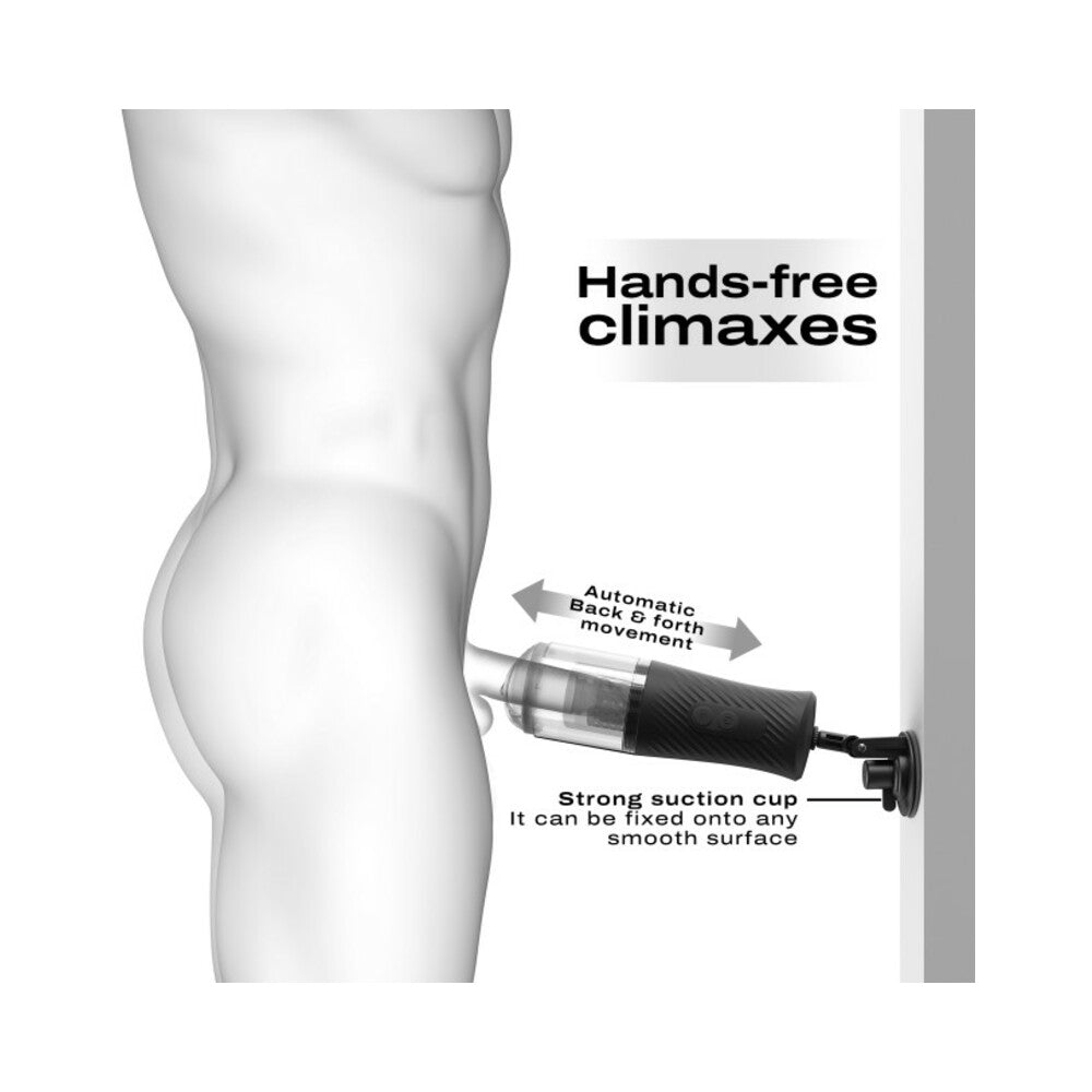 DORCEL THRUST BLOW RECHARGEABLE THRUSTING VAGINAL MASTURBATOR WITH REMOVEABLE SUCTION CUP