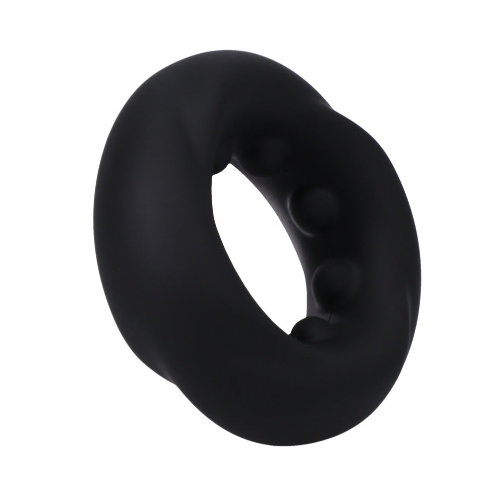 ROCK SOLID THE TWIST SILICONE C-RING BLACK