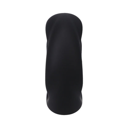 ROCK SOLID THE TWIST SILICONE C-RING BLACK