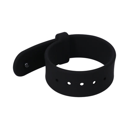ROCK SOLID THE BELT (ADJUSTABLE) SILICONE C-RING BLACK