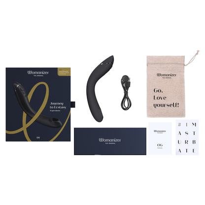 WOMANIZER OG G-SPOT PLEASURE AIR STIMULATOR DARK GREY