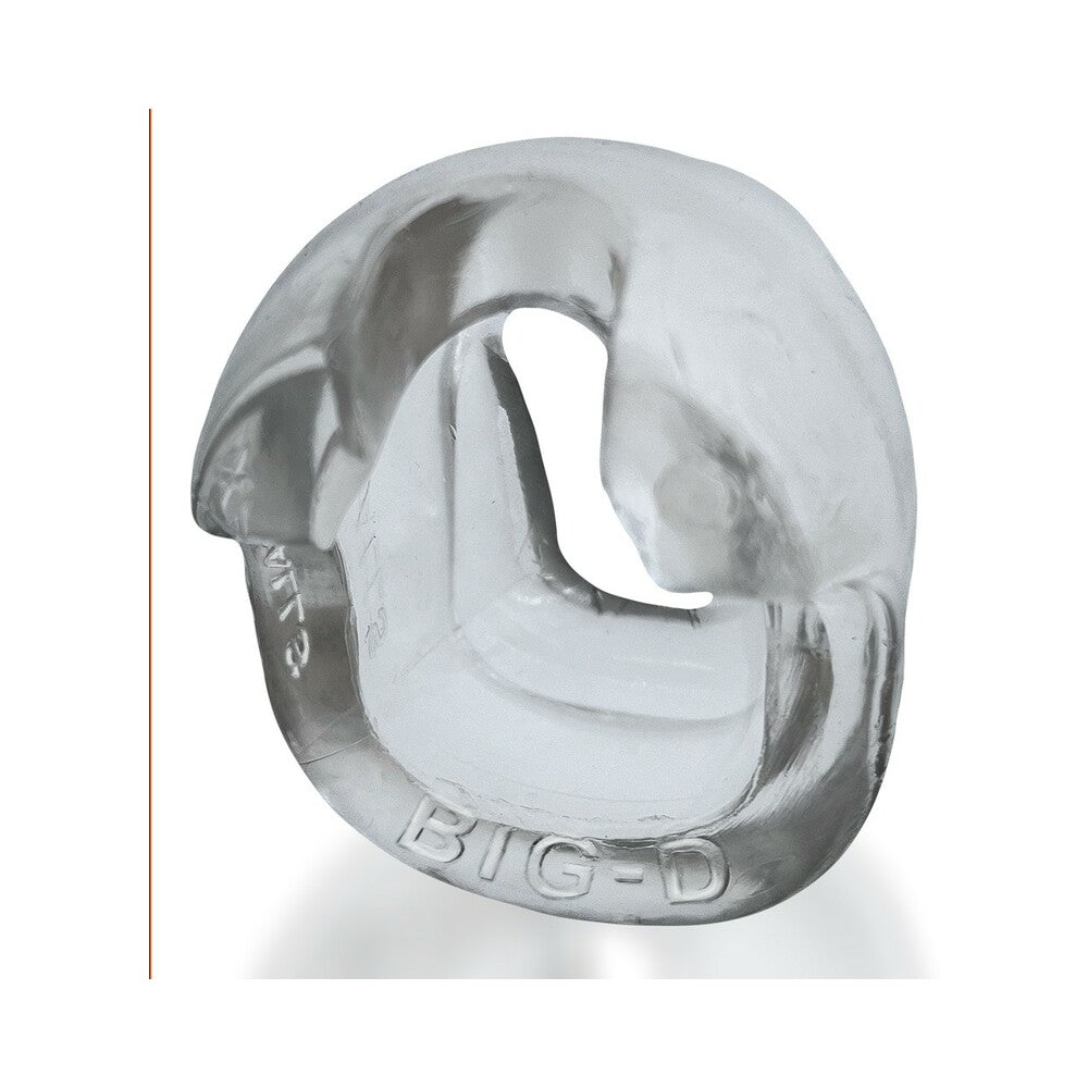 OXBALLS BIG-D SHAFT GRIP COCKRING CLEAR