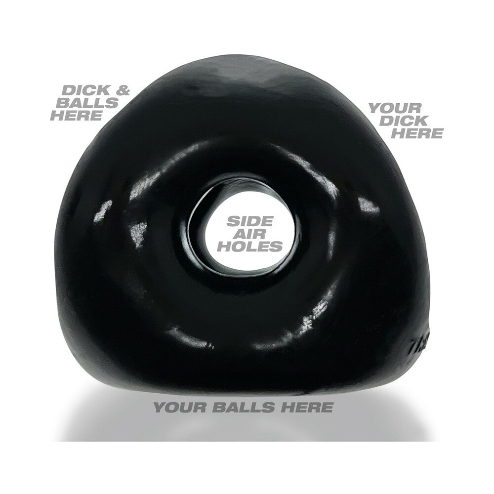 OXBALLS - TIRACHINAS DE 3 ANILLOS GRUESOS TRI-SPORT XL NEGRO