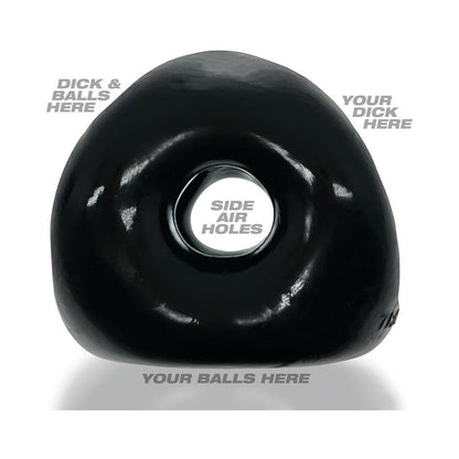 OXBALLS - TIRACHINAS DE 3 ANILLOS GRUESOS TRI-SPORT XL NEGRO