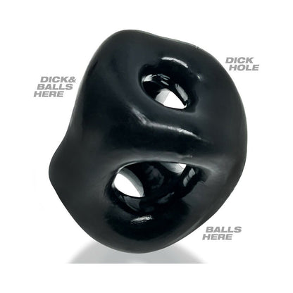 OXBALLS - TIRACHINAS DE 3 ANILLOS GRUESOS TRI-SPORT XL NEGRO