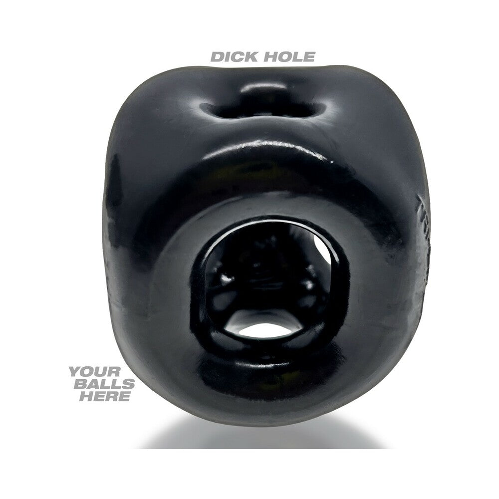 OXBALLS - TIRACHINAS DE 3 ANILLOS GRUESOS TRI-SPORT XL NEGRO