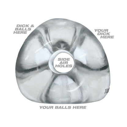 OXBALLS - TIRANTES DE TRES ANILLOS (TRI-SPORT XL) GRUESOS Y TRANSPARENTES