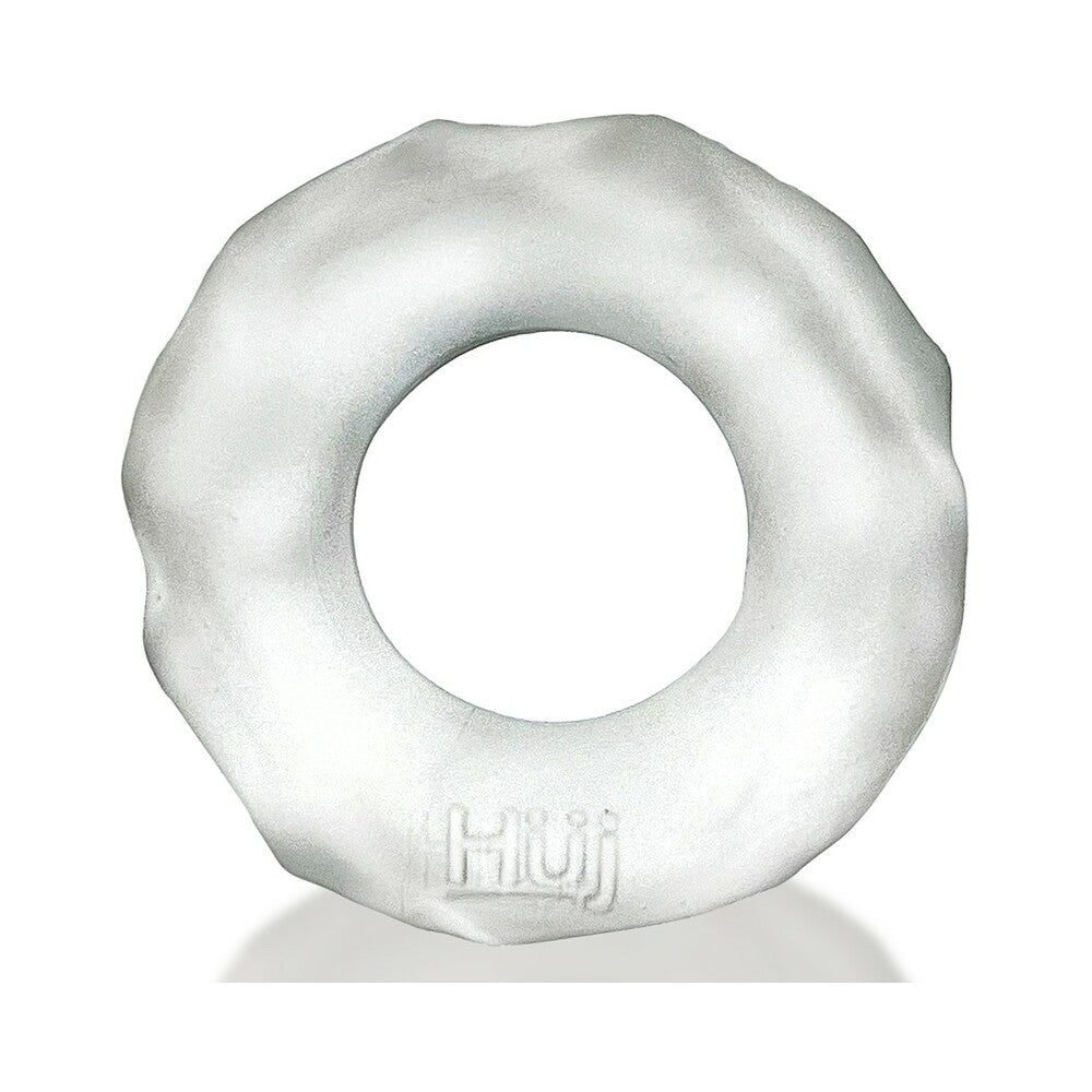 OXBALLS - ANILLO DE PENE TÁCTIL FRACTAL HUNKYJUNK HIELO TRANSPARENTE