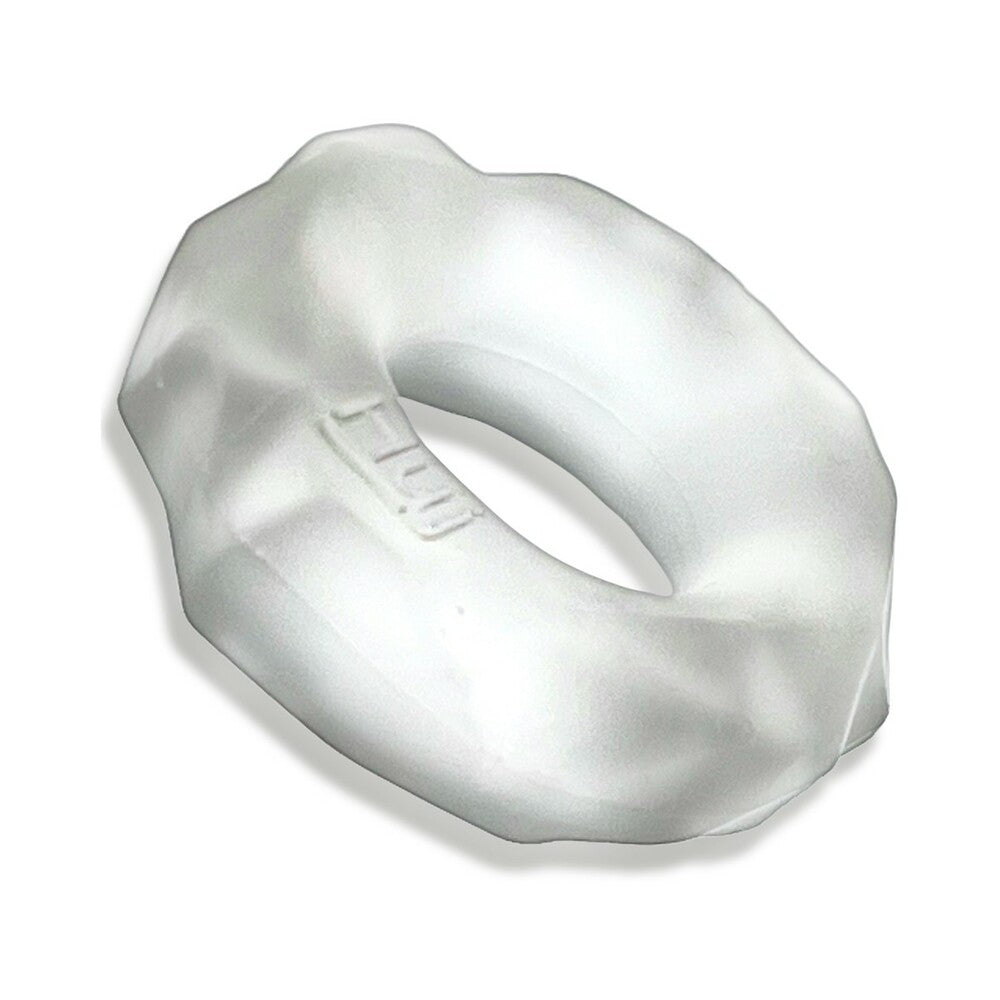OXBALLS - ANILLO DE PENE TÁCTIL FRACTAL HUNKYJUNK HIELO TRANSPARENTE