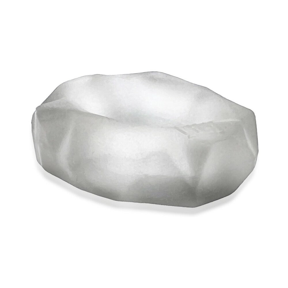 HUNKYJUNK FRACTAL TACTILE COCKRING CLEAR ICE