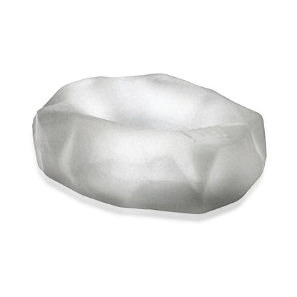 HUNKYJUNK FRACTAL TACTILE COCKRING CLEAR ICE