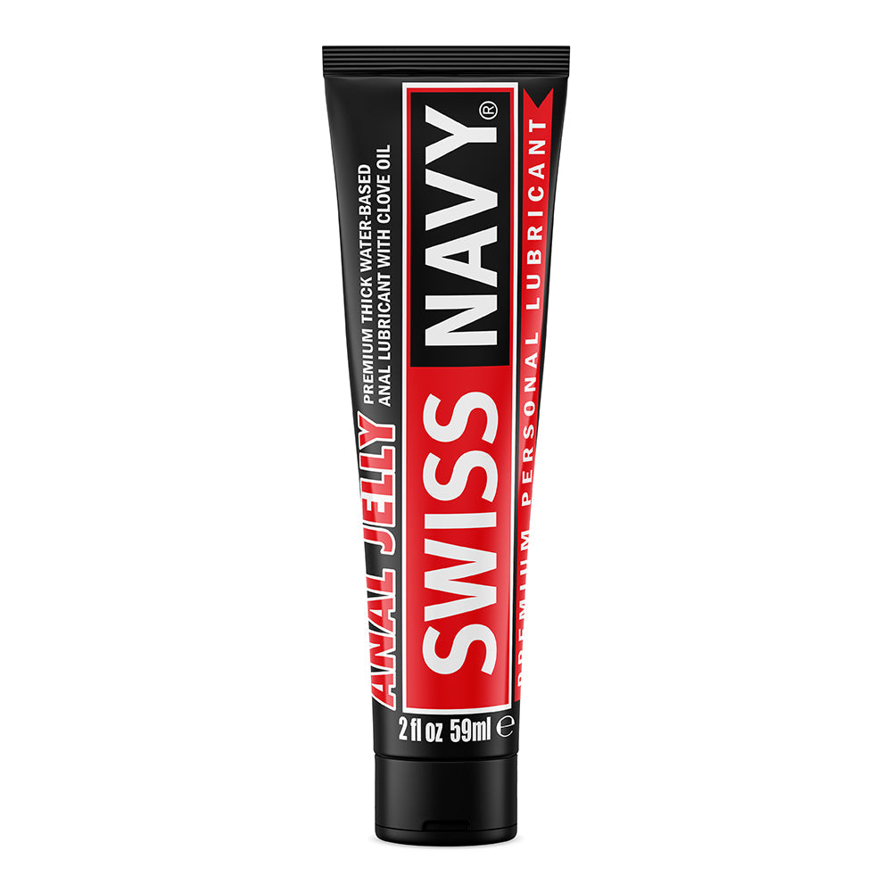 SWISS NAVY - ANAL JELLY PREMIUM WATER BASED LUBRICANT WITH CLOVE OIL 2 OZ.