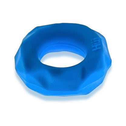 OXBALLS - HUNKYJUNK ANILLO PARA PENE TÁCTIL FRACTAL VERDE AGUA HIELO