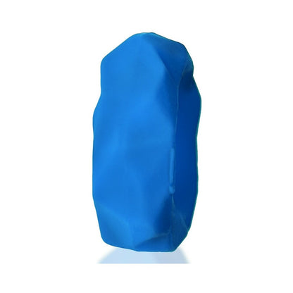 OXBALLS - HUNKYJUNK ANILLO PARA PENE TÁCTIL FRACTAL VERDE AGUA HIELO