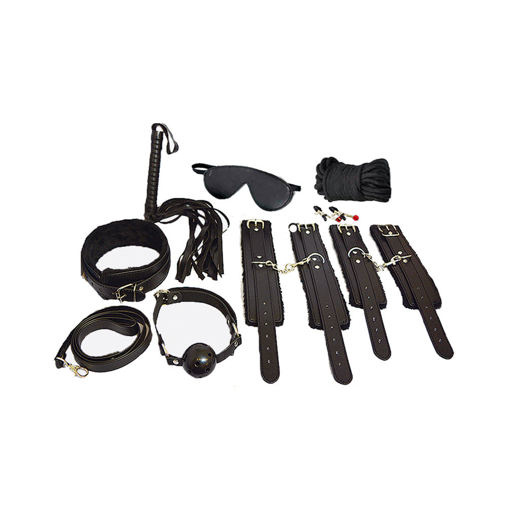 PLE''SUR - 12 PIECE EVERYTHING BONDAGE KIT